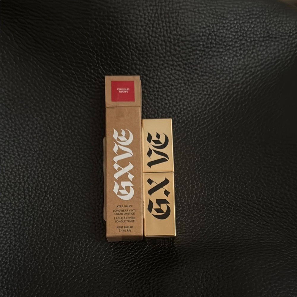 GXVE Red Lipstick NIB Original Recipe Xtra Sauce Longwear Vinyl Liquid Lipstick